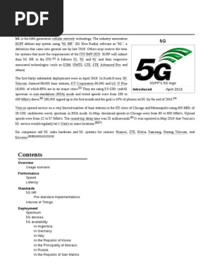 5g 4 G Wireless