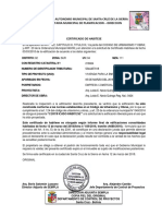 Certificado de Habitese