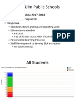 New Ulm Public Schools: - MCA Reading Data 2017-2018 - Sorted by Demographic - Response