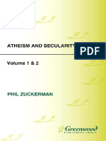 Atheism and secularity - Phil Zuckerman