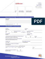 Formulario de Admisiones PDF