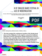 Case Study On Sinulog Dance