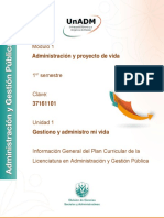 Licenciatura en Administración y Gestión Pública: Perfil de ingreso y egreso