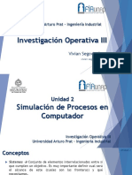 Investigación Operativa III: Universidad Arturo Prat - Ingeniería Industrial