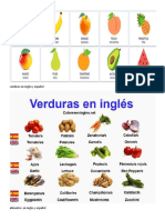 Verduras en Ingles y Español
