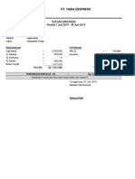 Contoh Slip Gaji Karyawan Format Ms Excel