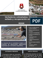 RESTAURACION ECOLOGICA-Vertederos Colmatados