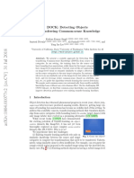 DOCK - Detecting Objects by Transferring Common-sense Knowledge