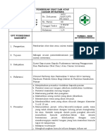 7.6.3.1 Sop Pemberian Obat Dan Atau Cairan Intravena