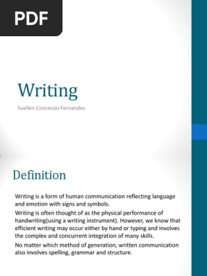 Writing