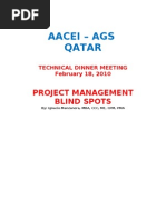 PROJECT MANAGEMENT BLIND SPOTS v 1.0