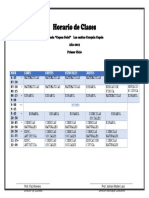 Horario Nuevo