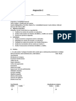 Análisis y clasificación de cuentas contables