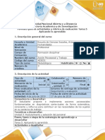 Guía de Actividades y Rubrica de Evaluación Tarea 5 - Aplicando Lo Aprendido