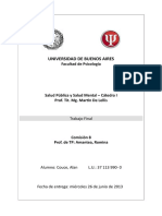 Trabajo Final de Salud Pública y Salud Mental