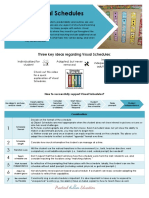 visual schedules summary
