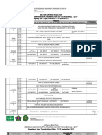 Fix Matrik Dan Jurnal Kegiatan Perwimanas II 2017 Per 1 Sept 2017