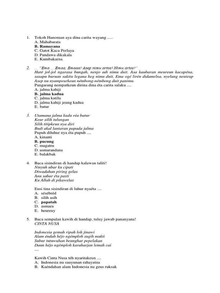 6833 Sunda Paket A Cole Pdf