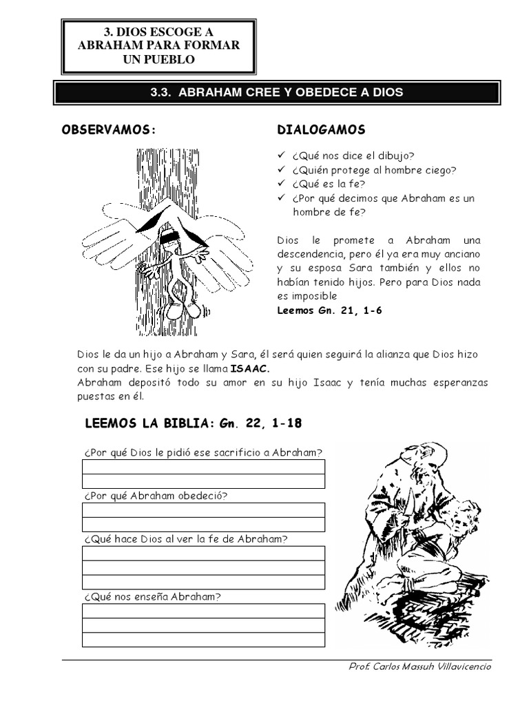 Fe y Promesa en la Vida de Abraham | PDF
