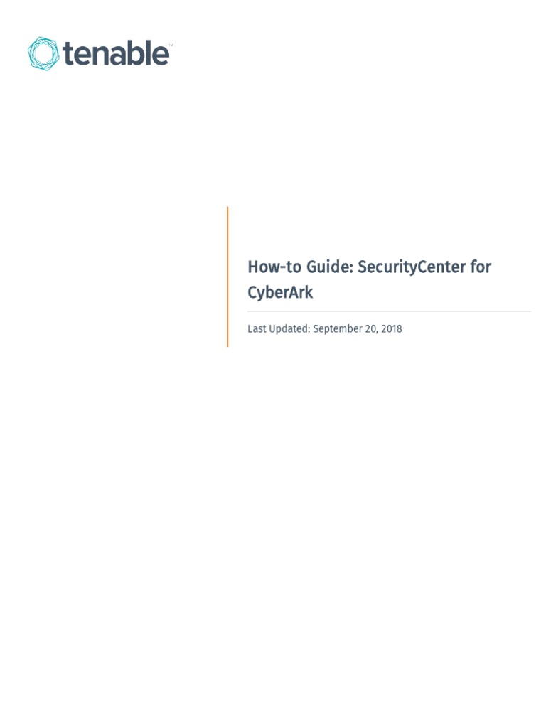 Tenable SC For Cyber Ark | PDF | Secure Shell | Domain Name