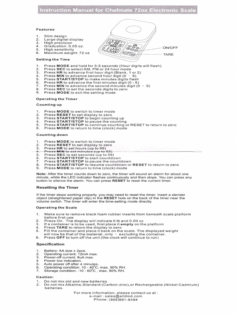 Chefmate 3In1 User Guide PDF Nature