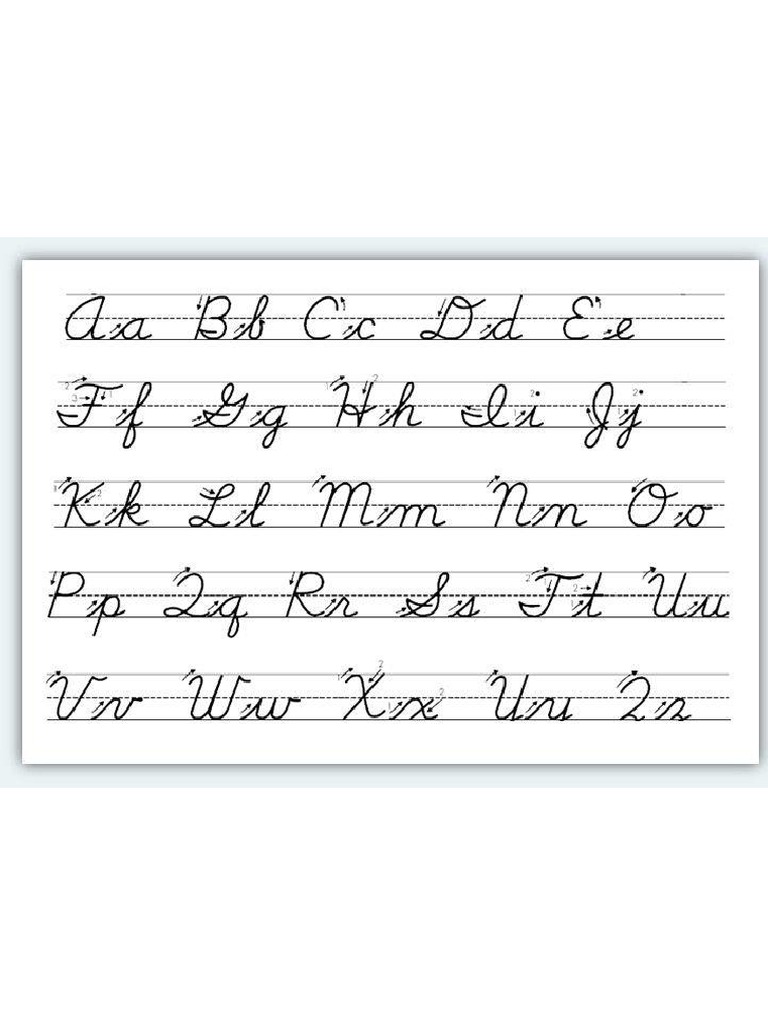 Cursive Writing | PDF