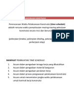 Perencanaan Waktu Pelaksanaan Konstruksi PDF