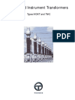 Combined Instrument Transformers Types IVOKT and TMC