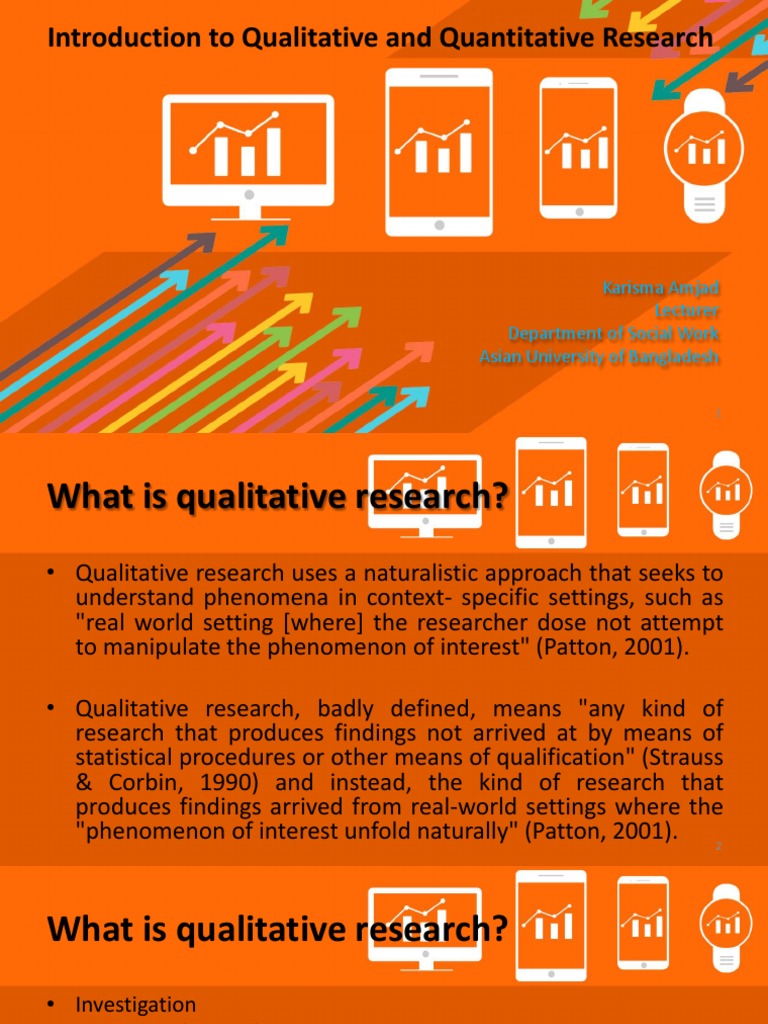 Introduction to Qualitative Research | PDF | Qualitative Research ...