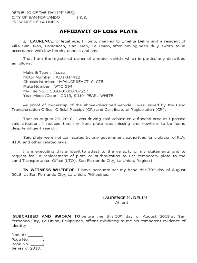 affidavit-of-loss-plate-pdf