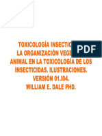 Toxicología de Insectos