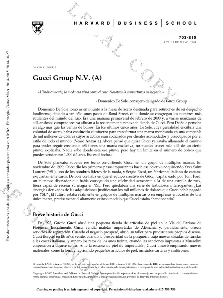 Cuanto Gana Un Trabajador De Gucci Gucci Group | PDF | Fashion | Italia
