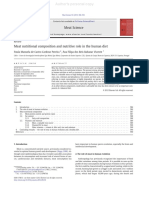 Meat Nutritional Composition and Nutritive Role in The Human Diet