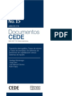 Transición Demográfica, Tasas de Retorno y Tasas de Reemplazo de Sistemas de Pensiones de Capitalización Versus Sistemas de Reparto