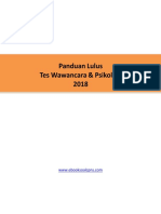 Panduan Wawancara Dan Psikotes