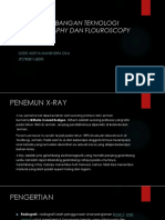 PERKEMBANGAN Fluoroskopi Dan Radiografi (Gede Aditya Mahendra Oka P27838116009)