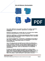 Fijación de Motores Horizontales