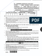 Dcet Paper 2017 PDF