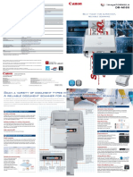 Canon Scanners DR M160 Specifications Brochure - Ashx Au PDF