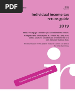 Individual Income Tax Return Guide: The Information in This Guide Is Based On Current Tax Laws at The Time of Printing