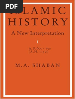 Muhammad Shaban - Islamic History - A.D. 600 To 750, New Interpretation Volume I (1971)