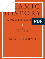 Muhammad Shaban - Islamic History - A.D. 600 To 750, New Interpretation Volume I (1971)