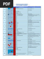 Academic Calendar (MNU)