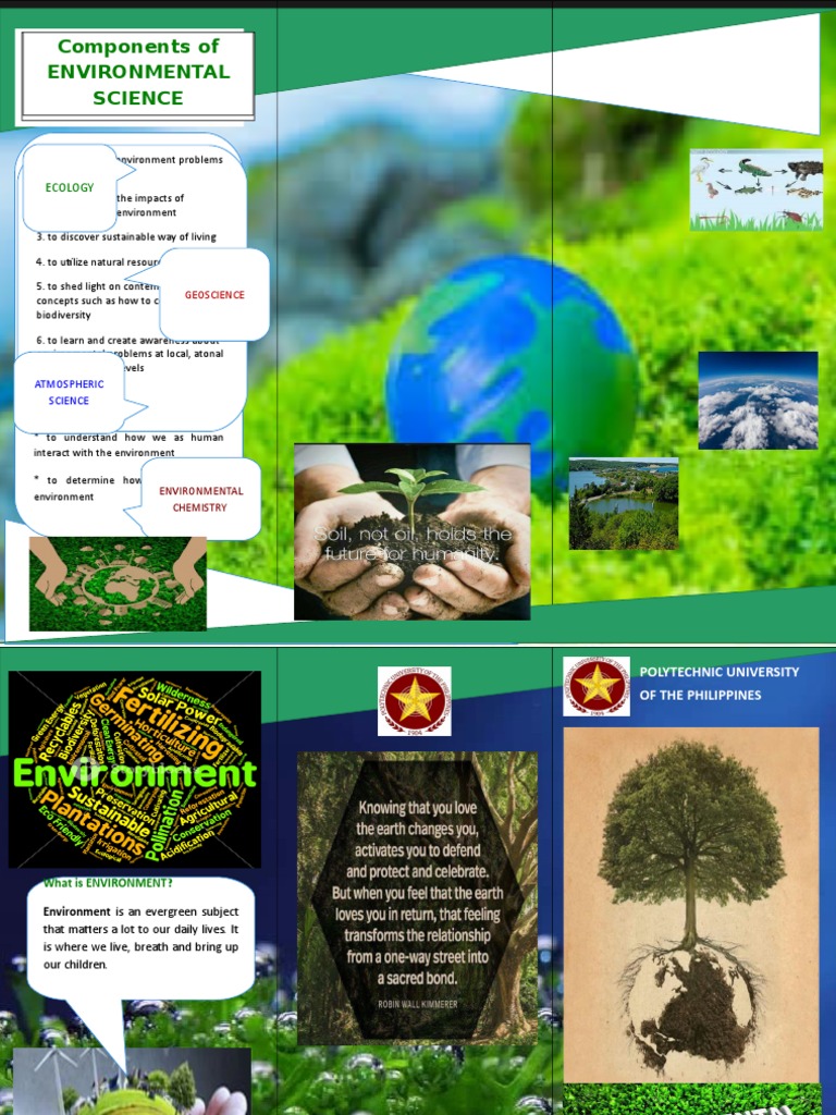 Impotance of Environmental Science Components of Environmental Science ...