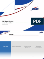 JSW Steel Investor Presentation Nov2014