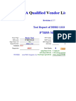 DDR3 1333 QVL Test Report