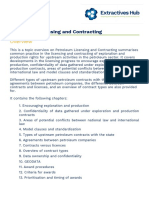 Petroleum Licensing and Contracting Overview
