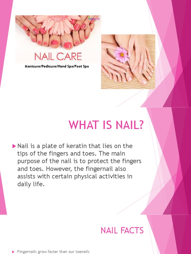 Nail Care Ppt Nail (Anatomy) Toe