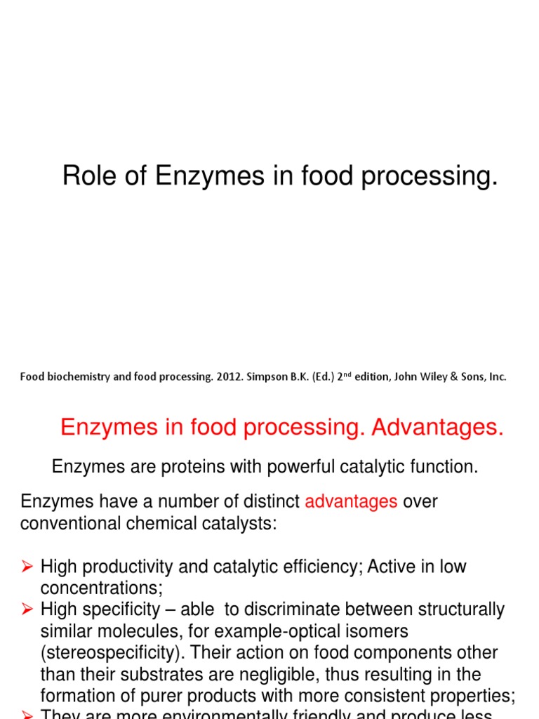 Enzymes in Food Processing PDF Starch Hydrolysis