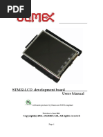 STM32-LCD Development Board Users Manual: All Boards Produced by Olimex Are ROHS Compliant